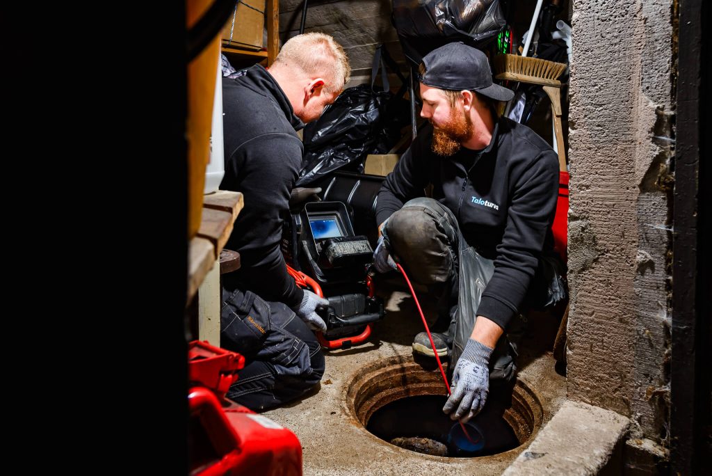 Viemärin sukitus omakotitaloissa
